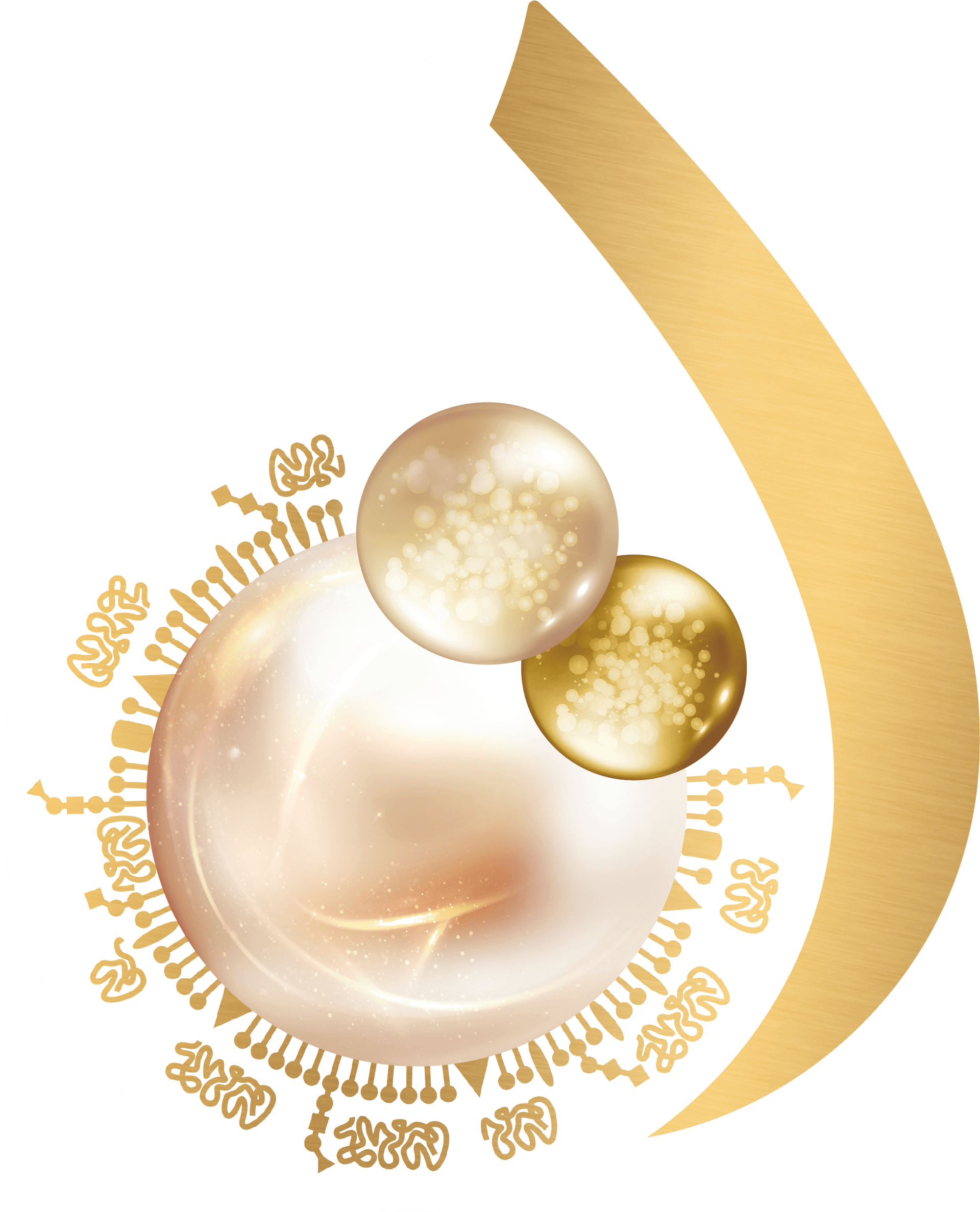 Droplet Gold Texture